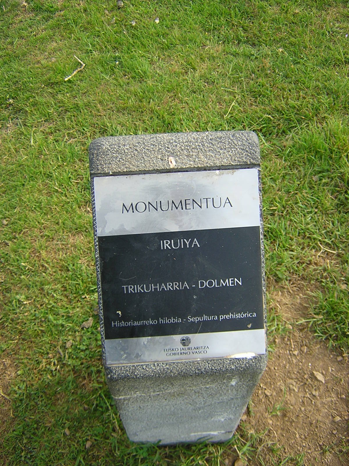 Dolmen Iruiya Trikuharria